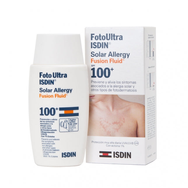 Foto Ultra ISDIN Solar Allergy Fusion Fluid SPF 100+